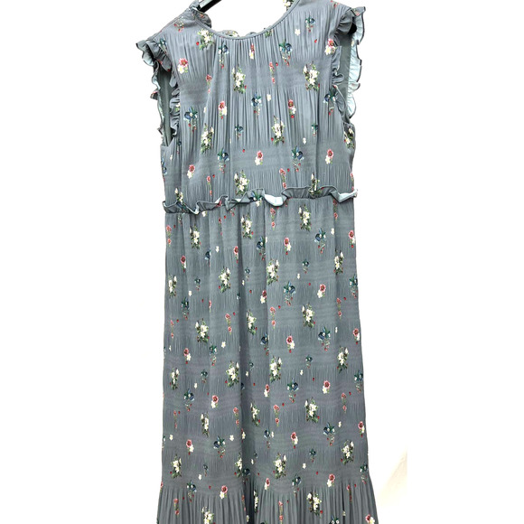 Ted Baker London Toppaz Oracle Plissé Dress 4 NWOT ORG $395 - Picture 6 of 9